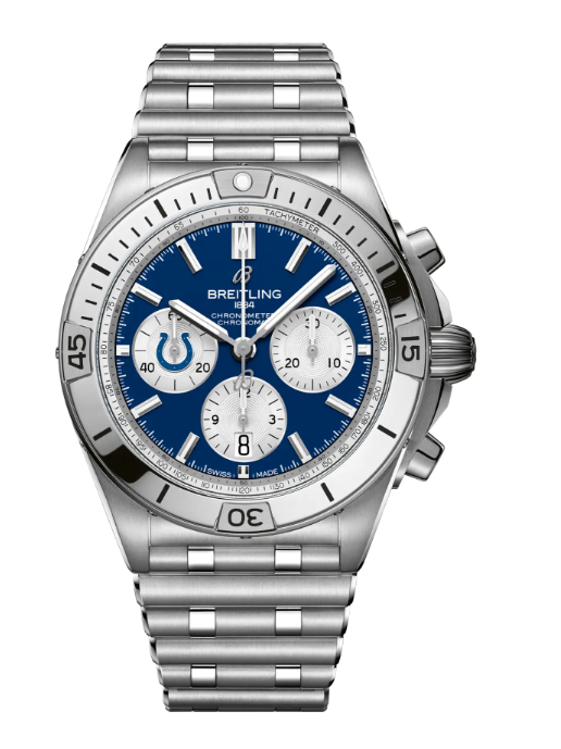 Breitling CHRONOMAT B01 42 NFL INDIANAPOLIS COLTS EDITION Replica Watch AB01342B1C2A1